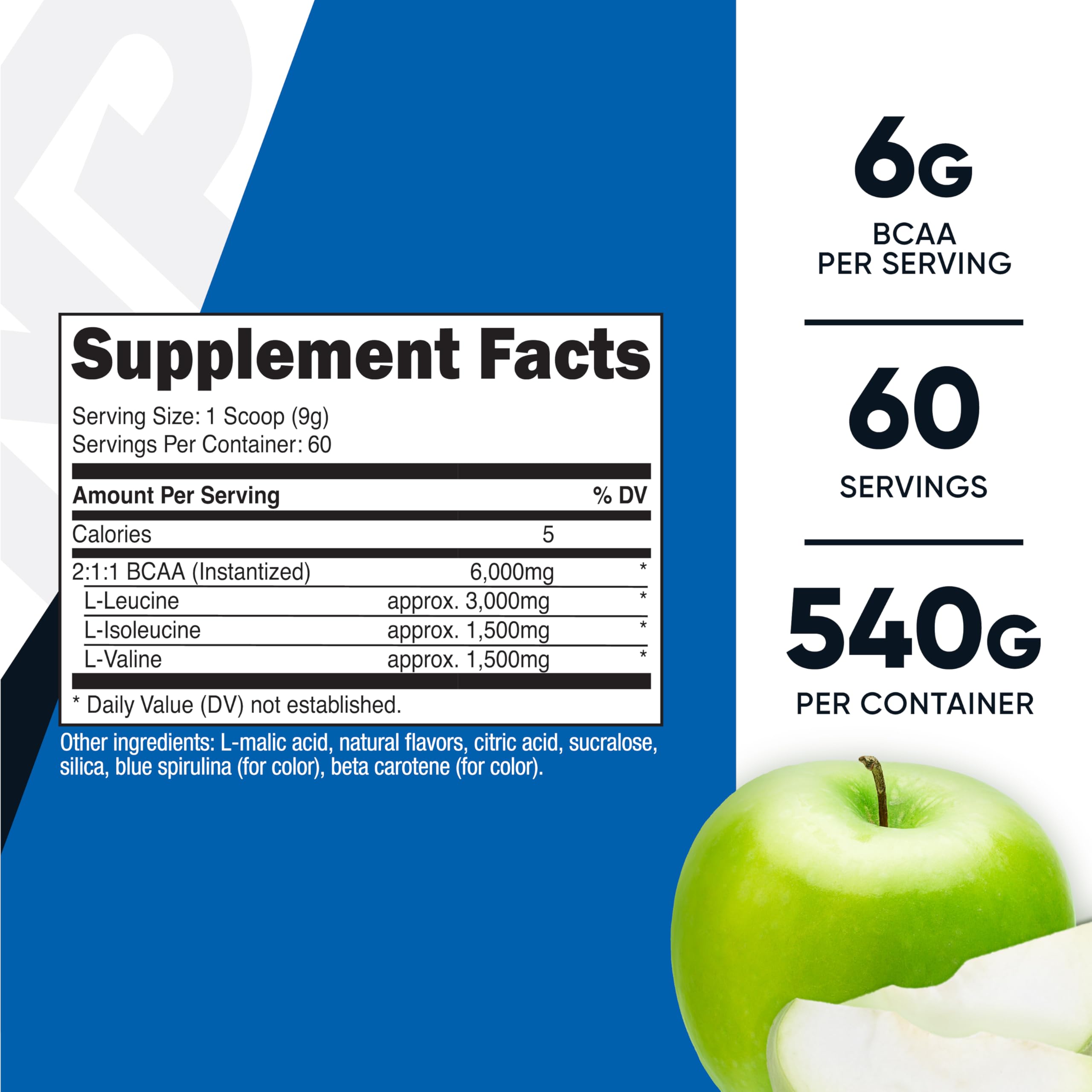Nutricost polvo BCAA textura fina mostrando solubilidad y mezcla fácil