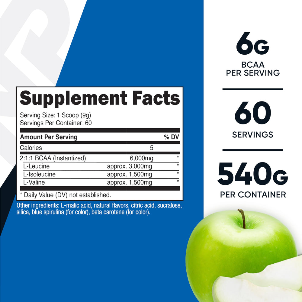 Nutricost polvo BCAA textura fina mostrando solubilidad y mezcla fácil
