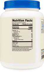 Nutricost etiqueta nutricional del producto con información de proteína por porción