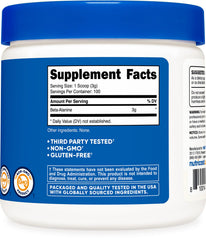 Nutricost etiqueta nutricional legible con certificaciones, transparencia