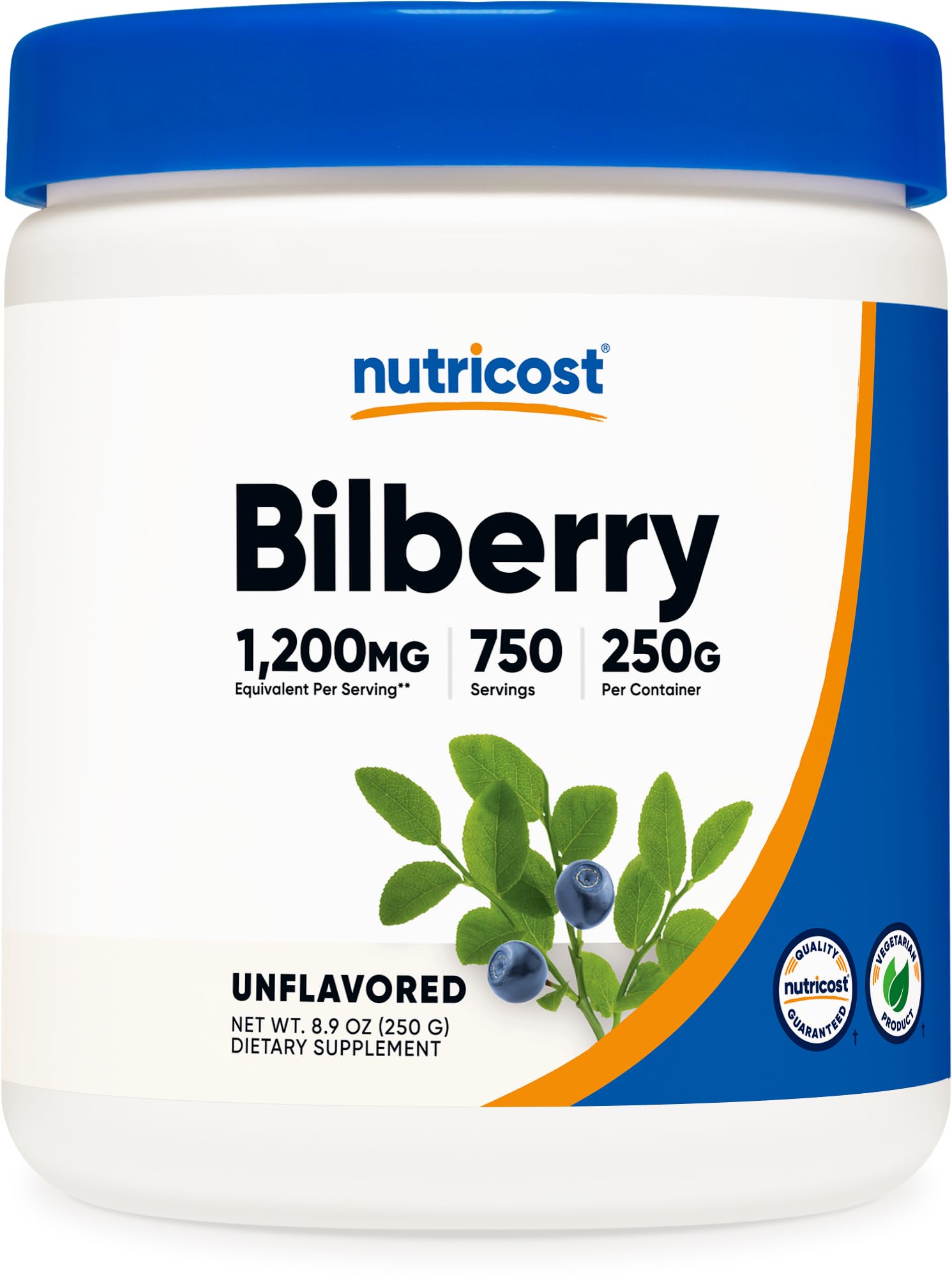 Nutricost imagen frontal del envase mostrando etiqueta y beneficios