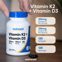 Nutricost cápsula sobre fondo blanco resaltando la formulación liposoluble