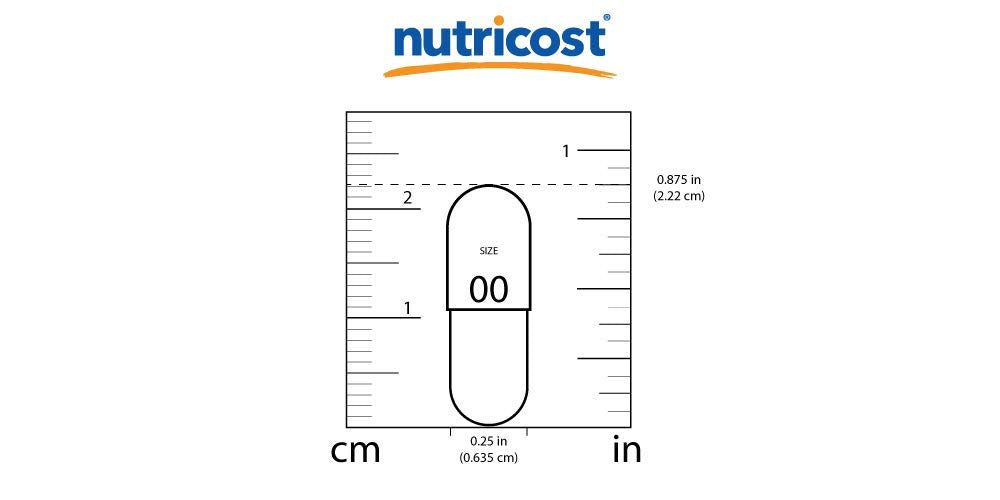 Nutricost cápsulas ordenadas sobre mesa, facilidad de uso diario