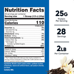 Nutricost polvo caseína textura cremosa en primer plano beneficio mezcla fácil