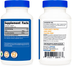 Nutricost detalle de superficie de la cápsula para evaluar calidad visual