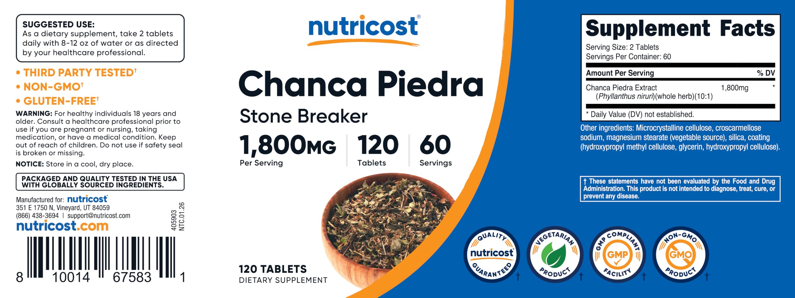 Nutricost frasco sobre mesa con elementos saludables para contexto diario