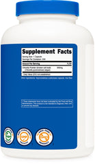 Nutricost etiqueta con información de 500 mg y pruebas terceros