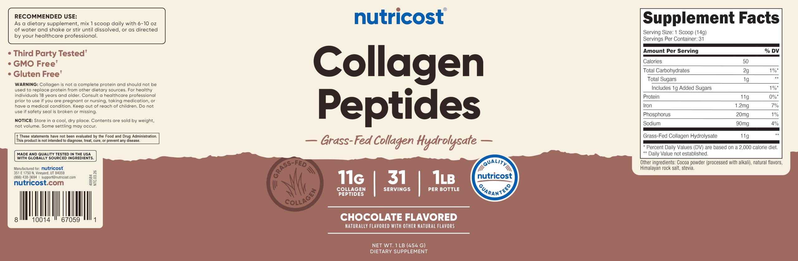 Nutricost polvo en cocina listo para añadir a recetas saludables