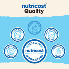 Nutricost colágeno mezclado en café mostrando mezcla sin grumos
