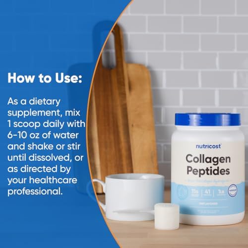 Nutricost colágeno envase en instalación que sugiere fabricación GMP