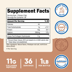 Nutricost polvo de colágeno mostrando textura fina y fácil disolución
