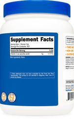Nutricost comparación de tamaño 2 lbs que muestra ahorro por porción