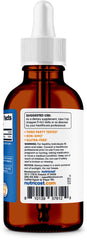 Nutricost comparación de tamaño junto a un vaso para referencia de volumen
