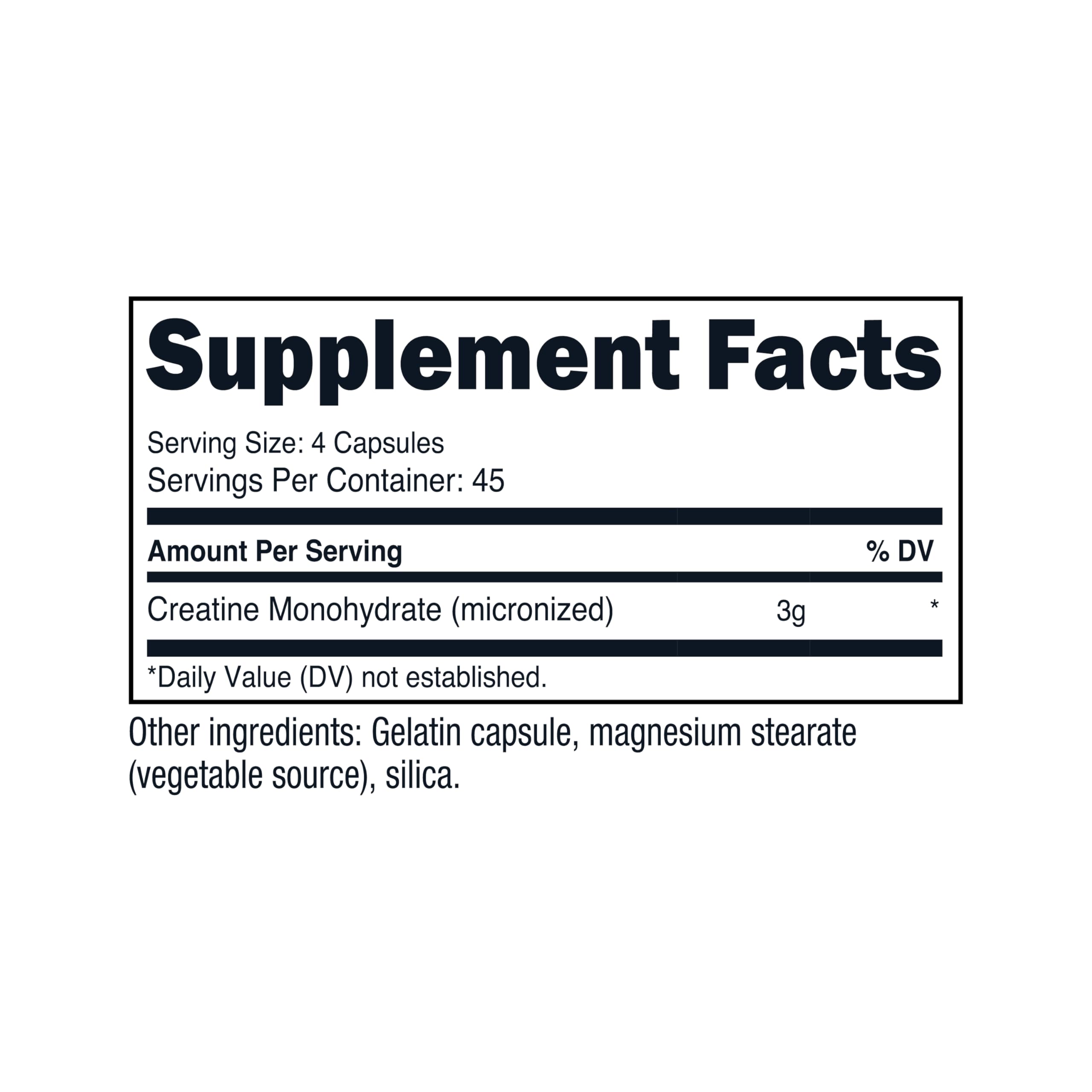 Nutricost cápsulas junto a regla para comparar tamaño y dosis