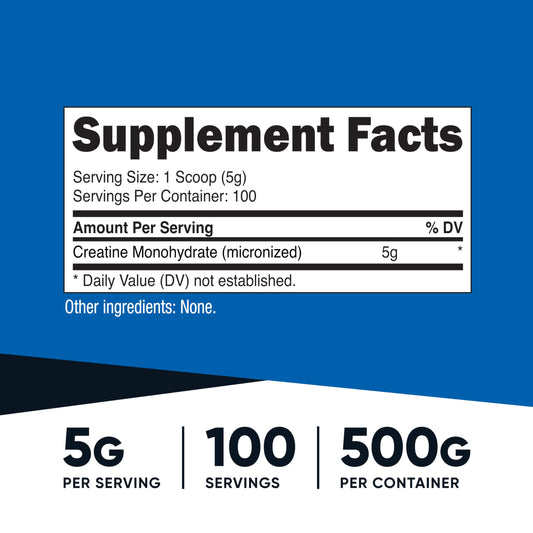 Nutricost cuchara medidora con 5 g asegurando dosificación precisa