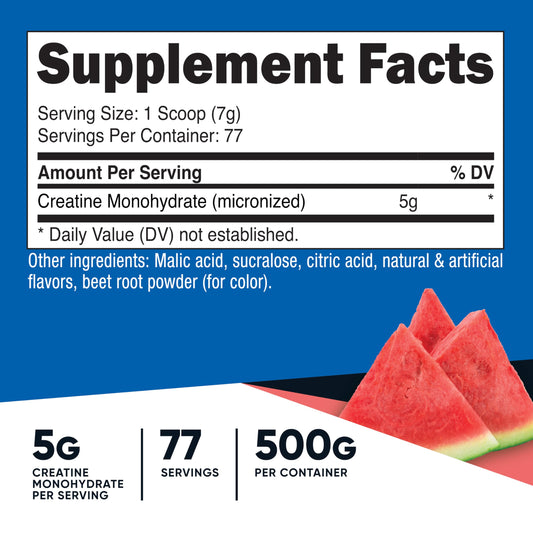 Polvo micronizado de Nutricost visto de cerca para mejor disolución