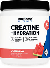 Nutricost frente del envase mostrando 30 servicios y sabor sandía, inspiración para compra