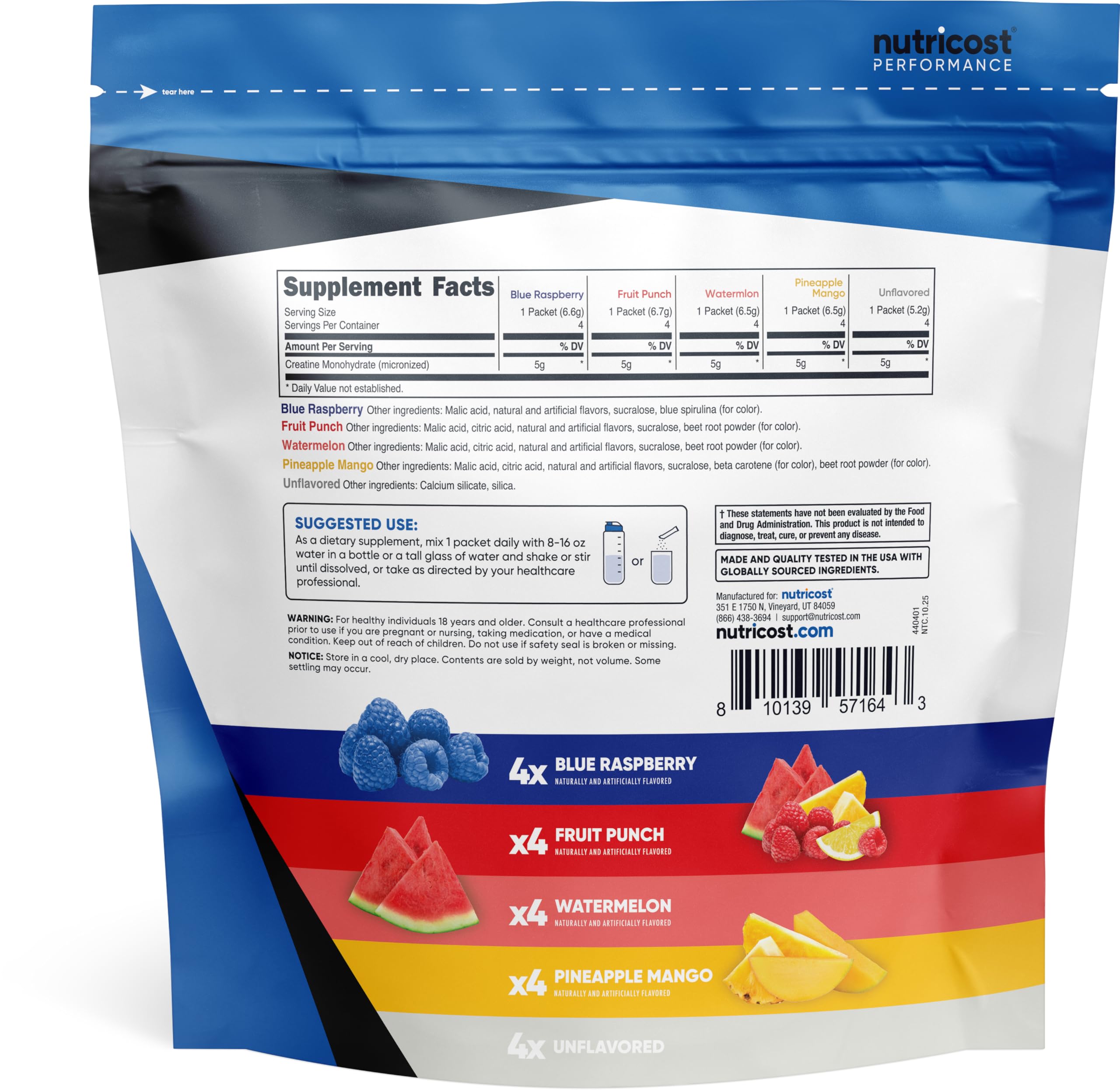 Escena de entrenamiento con Nutricost stickpack mostrando uso práctico preentreno