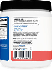 Nutricost etiqueta con lista de ingredientes y garantía de calidad