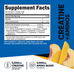 Nutricost Creatine + Aminos textura en polvo uniforme, indicado para mezclas sin grumos
