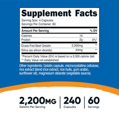 Nutricost etiqueta y lista de ingredientes que aporta transparencia y calidad