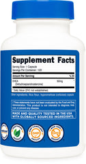 Nutricost etiqueta con información nutricional y pruebas de calidad