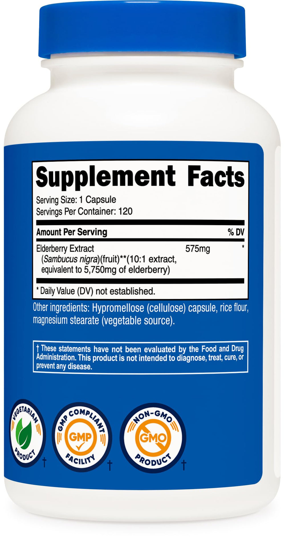 Nutricost etiqueta con ingredientes y certificaciones legibles