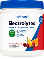 Nutricost envase frontal mostrando diseño y cantidad 120 porciones