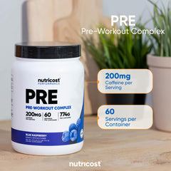 Nutricost uso en gimnasio con atleta, beneficio energía en entrenamiento