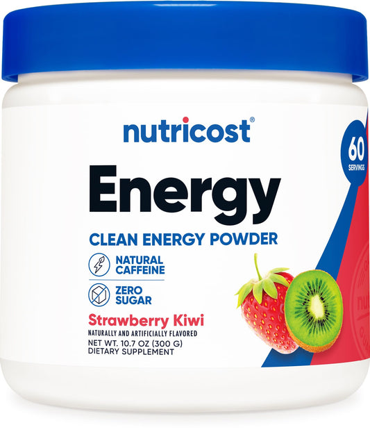 Nutricost frasco frontal mostrando diseño y cantidad útil