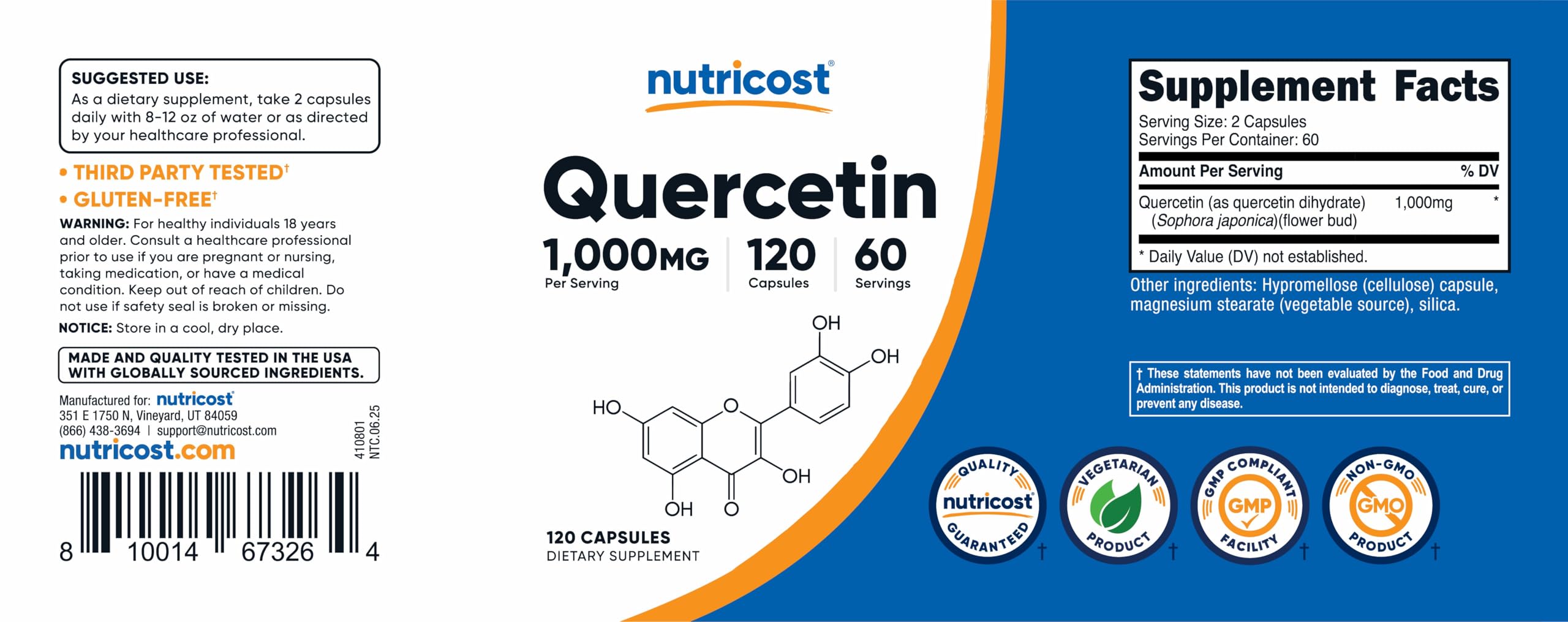 Nutricost en estilo de vida junto a desayuno resaltando uso diario