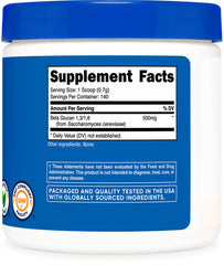 Nutricost etiqueta con certificaciones mostrando calidad garantizada
