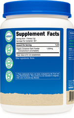 Nutricost etiqueta con certificados USDA Organic y beneficios de calidad
