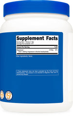 Nutricost etiqueta con certificaciones NSF GMP y beneficios claros