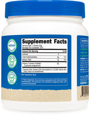 Nutricost etiqueta con certificaciones USDA y pruebas de laboratorio visibles