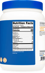 Nutricost etiqueta con certificaciones NSF y GMP indicando seguridad y calidad