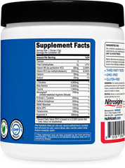 Nutricost etiqueta detalle ingredientes mostrando transparencia y pruebas