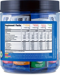 Etiqueta Nutricost con ingredientes y sello GMP, tranquilidad en calidad