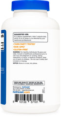 Nutricost etiqueta nutricional en close-up mostrando ingredientes