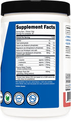 Nutricost etiqueta nutricional abierta mostrando BCAA 7 g por servicio