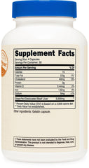 Etiqueta Nutricost con información nutricional y origen de ingrediente