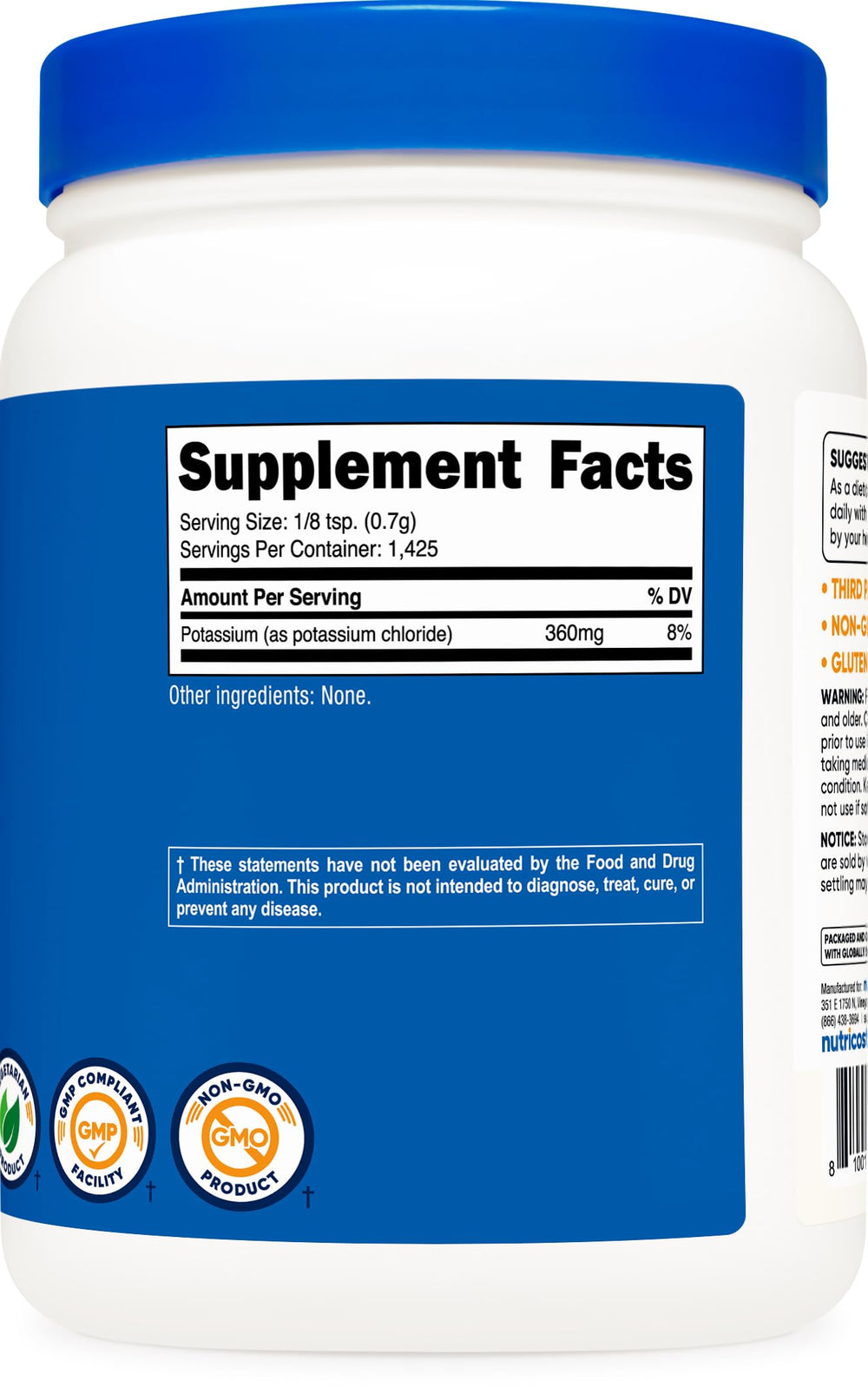 Nutricost etiqueta nutricional y certificaciones, transparencia en ingredientes