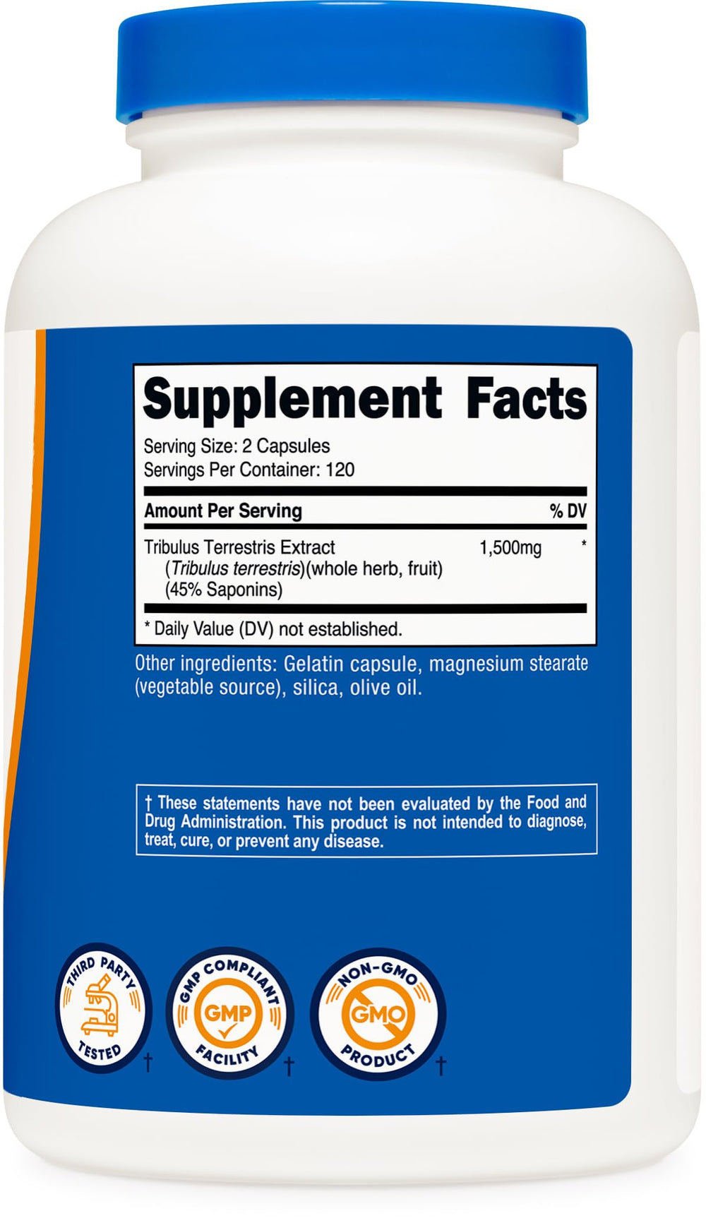 Nutricost etiqueta con ingredientes y certificaciones visible para confianza