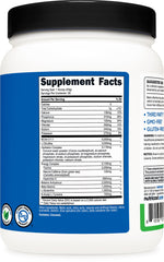 Nutricost etiqueta de ingredientes detalla BCAA y beneficio claro