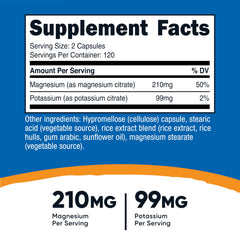 Nutricost etiqueta nutricional ampliada con valores y ingredientes claros