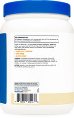Nutricost etiqueta y desglose C8 95% enfatizando pureza
