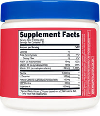 Nutricost etiqueta nutricional resaltando ingredientes y certificaciones