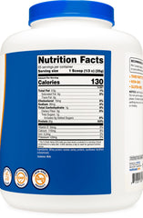 Nutricost etiqueta nutricional y lista de ingredientes, beneficio transparencia y confianza