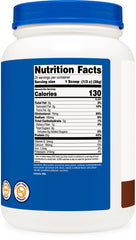 Nutricost etiqueta nutrimental enfocada mostrando ingredientes y confianza de fabricación
