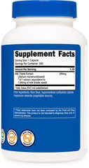 Nutricost etiqueta nutricional ampliada mostrando ingredientes y beneficio de transparencia